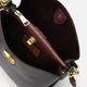 Сумка кросс-боди через плечо женская из натуральной кожи средняя Coach Polished Pebble Leather Willow BG-COA-35 Черная (195031197024) - изображение 6
