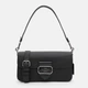 Сумка кросс-боди через плечо женская из натуральной кожи средняя Coach Morgan Bag Multi BG-COA-47 Черная (195031752100) - изображение 1