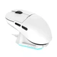 Беспроводная Игровая (2.4G, Bluetooth) AJAZZ AJ159P MC Белая Мышь с Док-Станцией, PAW3311, 12000 DPI - изображение 1