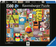 Пазл Ravensburger Eames Collectors Edition - Картковий будиночок 1500 елементів 12000428 (4005555004288) - зображення 1