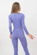 Топ вкорочений з довгим рукавом Giulia CROP TOP L/XL Violet-very peri - изображение 4