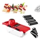 Овочерізка для овочів і фруктів Mandoline Slicer 6 в 1 - зображення 6