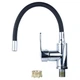 Смеситель ML Ø40 для кухни гусак силиконовый на гайке AQUATICA ML-4B544C (9746130) - изображение 3