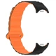 Ремешок Dual-color Magnetic для Xiaomi Mi Band 9/8 Black / Orange - изображение 3