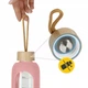 Бутылка для воды спортивная 4FIZJO 1000 мл стеклянная Pink (P-5905973403887) - изображение 8