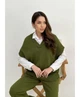 Жіноча в'язана жилетка ARTKNIT S-M Зелений (ak28259) - изображение 1