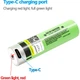 Аккумулятор 18650 3400mah с защитой и встроенное зарядное устройство через USB кабель TYPE-C вход LiitoKala Lii-USB-34B - изображение 4