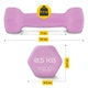 Гантели виниловые 4FIZJO Classic 2 x 0.5 кг (P-5907739311948) - изображение 4