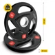 Диск олимпийский 4FIZJO 2 x 5 кг 51 мм металлический, прорезиненный Black (P-5905973401241) - изображение 2