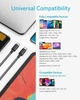 Кабель Anker USB-C USB-C 100W (3 м) нейлон Чорний (A8758) - зображення 4