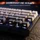 Игровая Клавиатура ATTACK SHARK X68 HE Black Gradient Магнитные Свитчи. Проводная 8000Hz/s. RGB Подсветка, 68 keys, Switch 0.1mm. Rapid Trigger - изображение 8
