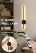 LED-бра настінна з акумулятором Strip light AND HA-125 (50 см/80 см) - зображення 5
