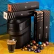 Набор Pop Summer (капсульная кофемашина Nespresso Vertuo Pop LIQUORICE BLACK черный и 52 капсулы) - изображение 1