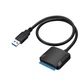 Перехідник адаптер USB 3.0 - SATA 2.5 3.5 для жорсткого диска з блоком живлення SSD жорсткий диск конвертер - зображення 3