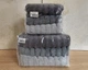Набор турецких махровых полотенец Cestepe MicroCotton Premium 3 штуки 50x90 + 3 штуки 70х140 Ezgi 9 плотность 600 г/м2 - изображение 4