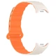 Ремінець Dual-color Magnetic для Xiaomi Mi Band 9/8 White / Orange - зображення 3