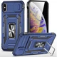 Чохол протиударний Epik Defender Cam Ring Case на Apple iPhone X / XS (5.8") Синій / Navy - зображення 1