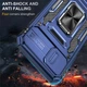 Чохол протиударний Epik Defender Cam Ring Case на Apple iPhone X / XS (5.8") Синій / Navy - зображення 5