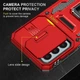 Чехол противоударный Epik Defender Cam Ring Case для Samsung Galaxy M34 5G Красный / Red - изображение 5