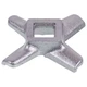 Ніж Koolwen для м'ясорубки Kenwood D=54mm s=10.5mm Отвір=10.5x10.5mm (KW714431) - зображення 3