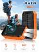 УМБ AURA NRG-40SE ARM SOLAR 40000 mAh Wireless Dynamo charging Orange - зображення 3