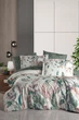 Постільна білизна євро розмір La Romano Premium Satin Reneta Green - зображення 1