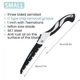 Садова складна пилка для дерева Sharp Saw MW-107 Чорно-біла - зображення 6