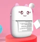 Портативный мини-принтер Mini Printer, термопринтер с Bluetooth, детский карманный, розовый - изображение 1