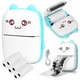 Портативный мини-принтер Mini Printer, термопринтер с Bluetooth, детский карманный, голубой - изображение 6
