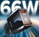 Зарядное устройство Блок питания для телефона и планшета QOOVI 66Вт 6A USB QC4.0 Блок быстрой зарядки Fast Charging для Samsung, iPhone, Xiaomi, Redmi, Huawei, Realme Black - изображение 2
