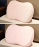 Подушка ортопедична овальная Memory foam "Зайчик" 35х55х9/7 рожевий - зображення 2