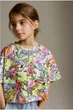 Красивая укороченная футболка топ для девочки Next 146 см (11Y) разноцветный - изображение 5