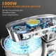 Тестомес Royalty Line PKM-1900.7 Red SLOVAKIA 1900W 6.5L кухонный комбайн миксер планетарный - изображение 5