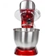 Тестомес Royalty Line PKM-1900.7 Red SLOVAKIA 1900W 6.5L кухонный комбайн миксер планетарный - изображение 3