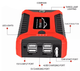 Пускозарядное устройство с компрессором Jump Starter, Компактная пусковая зарядка для авто 9469550 Red - изображение 11