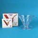 Пуровер Hario V60 02 пластиковый прозрачный для фильтр кофе 1-4 чашки vd-02t - изображение 2