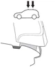 Монтажный комплект Thule 1229 для Jaguar X-Type (mkI) 2001-2009 (TH 141229) - изображение 2