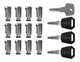 К-т ключей с личинками (12 шт) Thule One-Key System 451200 (TH 451200) - изображение 1