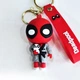 Брелок Дедпул резиновый объемный Deadpool в халате с собачкой Марвел на рюкзак подвеска - изображение 1