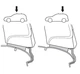 Монтажный комплект Thule 1132 для Alfa Romeo 166 (mkI) 1998-2005 (TH 141132) - изображение 2