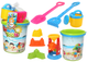 Zestaw do piasku LEAN Toys Kolorowy 18545 (5905991021575) - obraz 3