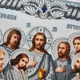 Вишита ікона бісером Таємна вечеря А3Р_317 - зображення 6