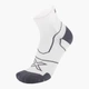 Носки мужские короткие 2XU VECTR CUSHION 1/4 CREW SOCKS UA5048e_WHT/GRY S Белые (9336340665946) - изображение 1