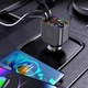 Автомобильное зарядное устройство, FM Модулятор со встроенными кабелями Type-C, Lightning WUW C237 | 1Type-C, 25W| Черный - изображение 7