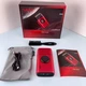 Електробритва VGR Professional Stepless Pro FS V-377 Red акумуляторна чоловіча з подвійним титановим лезом, регулюванням швидкості 7000–9000 об/хв, LED-дисплеєм, сухе гоління, металевий корпус, Li-Ion акумулятор, USB заряджання - изображение 4