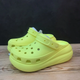Дитячі крокси для дівчинки Crocs Classic Kids Crush Cutie Sulphur (31/32, лимонний) - изображение 7