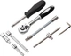 Набор инструментов 46 в 1 с трещоткой 1/4" UFT Settools3 Красный (UFTsettools3Red) - изображение 5