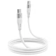 Блок питания (Type-C) + Кабель Type-C to Type-C. Proove Silicone Power 30W white 574910003 - изображение 2