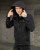 Костюм Pobedov Куртка Setup SoftShell з капюшоном + Штани-Карго San Andreas чорна розмір 2XL - зображення 5
