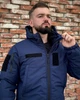 Утеплена Куртка Military R+ ДСНС з липучками під шеврони темно-синя розмір 3XL - зображення 7
